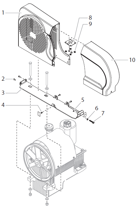 PowrTwin Plus 8900 Belt Guard Assembly Parts